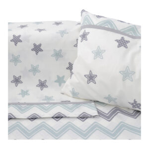 Crib sheets Asteraki-Diagonal bright green-486