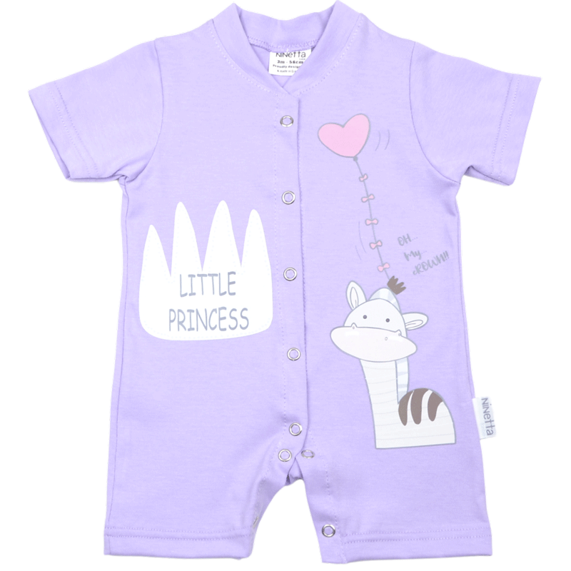 Φορμάκι μακό με κοντό μανίκι Little princess - 0422